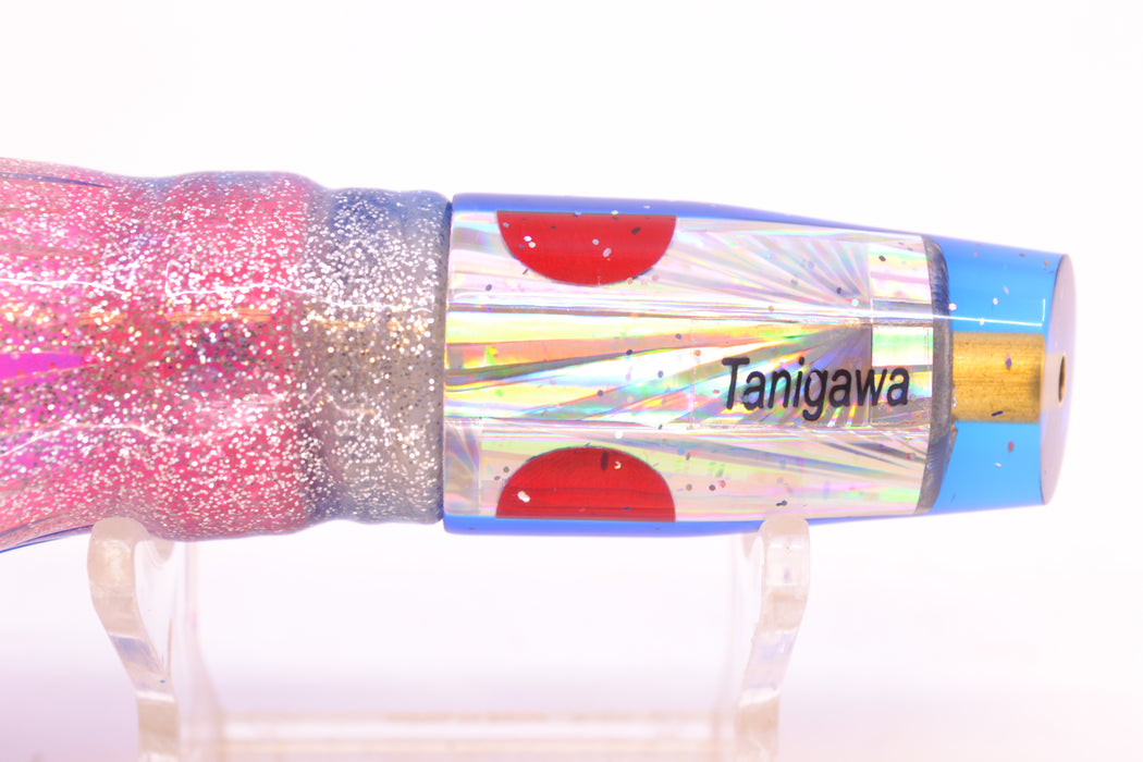 Tanigawa Lures Silver Starburst Blue Back Red Eyes Small Slant 7" 4oz Skirted Blue-Silver GZE