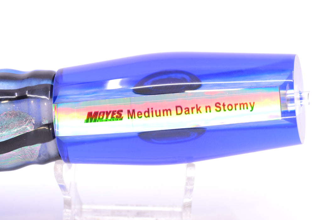 Moyes Lures Ice Blue Awabi Blue Back Medium Dark-N-Stormy 12" 8.5oz Skirted Blue Skipjack