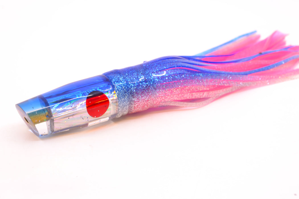 Tanigawa Lures Silver Starburst Blue Back Red Eyes Small Slant 7" 4oz Skirted Blue-Silver GZE