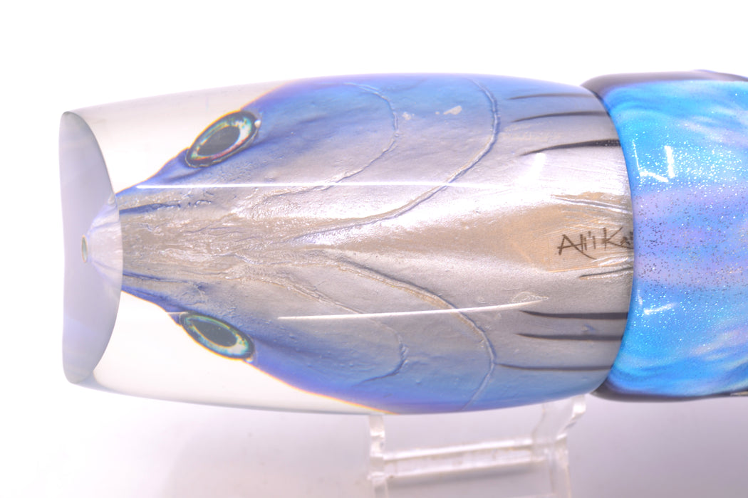 Ali'i Kai Lures Skipjack XXL Kill Switch Teaser 25oz Fire Tailz Vinyl Skipjack GZE