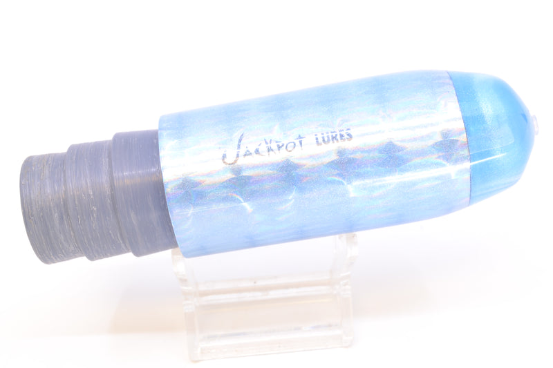Jackpot Lures Ice Blue Rainbow 5-Hole Medium Torpedo 12" 10.5oz