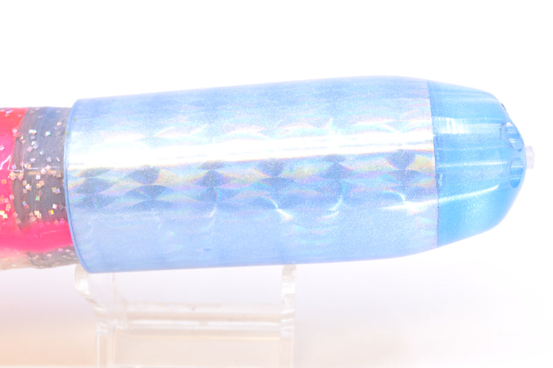 Jackpot Lures Ice Blue Rainbow 5-Hole Medium Torpedo 12" 15oz Triple Skirted