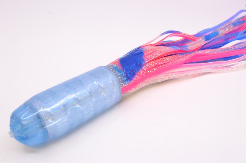 Jackpot Lures Ice Blue Rainbow 5-Hole Medium Torpedo 12" 15oz Triple Skirted