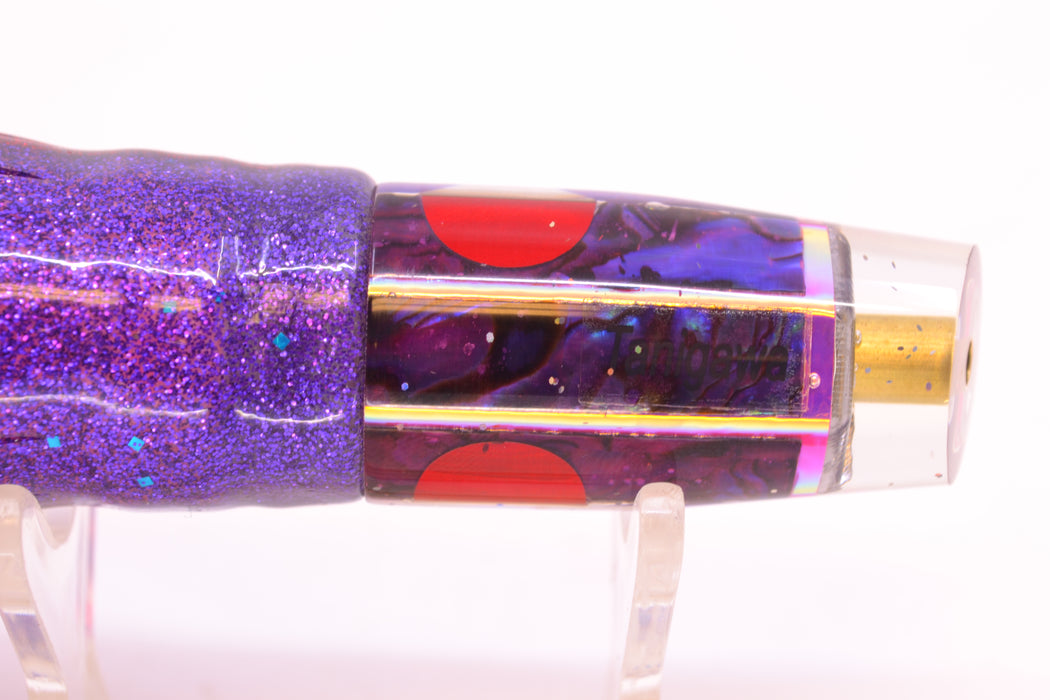 Tanigawa Lures Purple Abalone Red Eyes Small Slant 7" 4oz Skirted Purple/Pink GZE