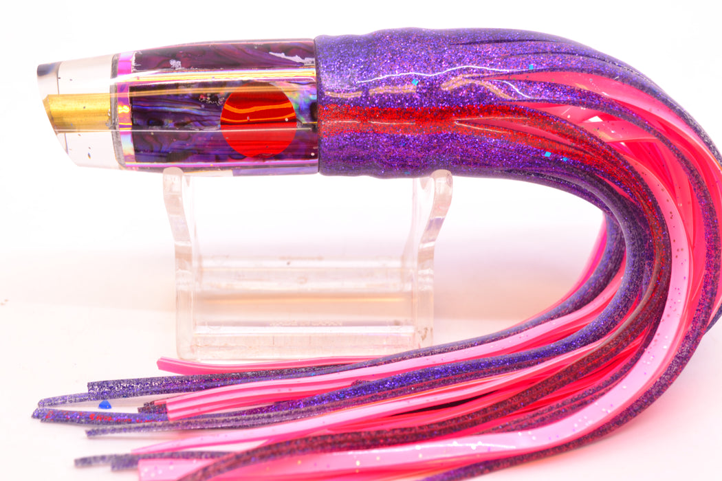Tanigawa Lures Purple Abalone Red Eyes Small Slant 7" 4oz Skirted Purple/Pink GZE