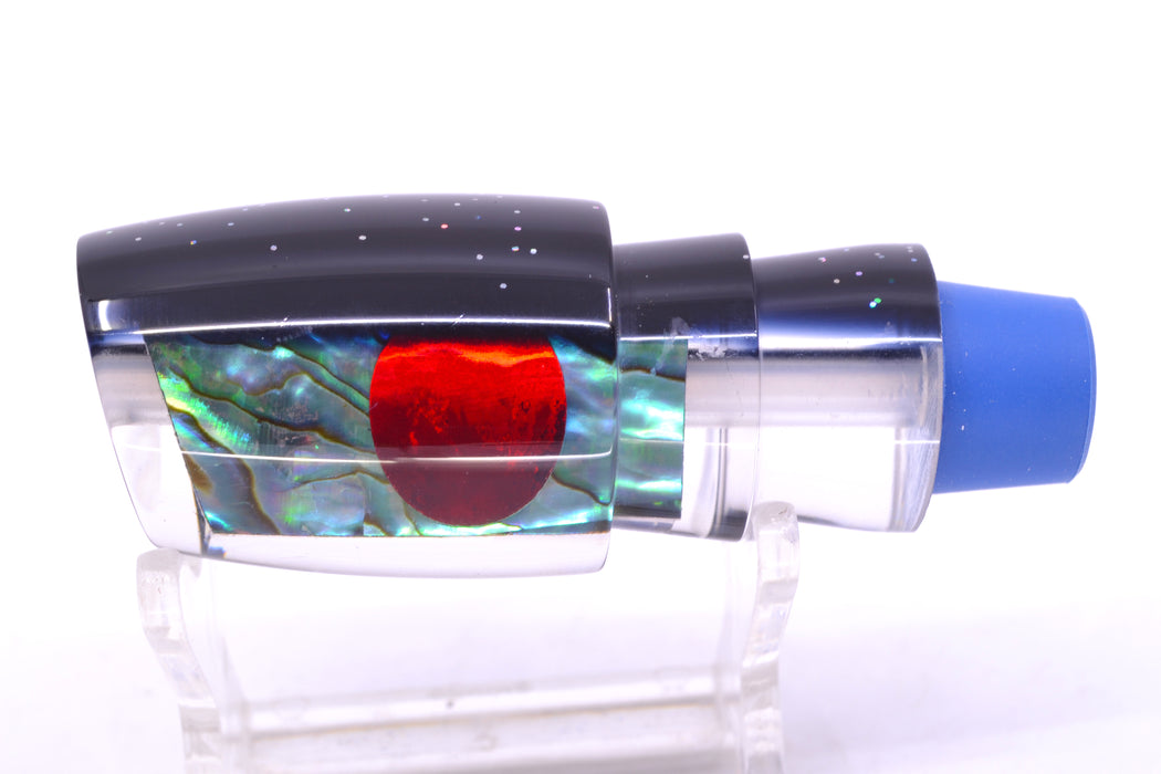 TANTRUM Lures Paua Shell Black Back Red Eyes Small Bandit 7" 1.5oz