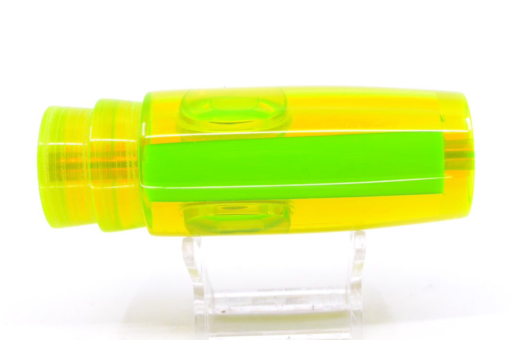 Koya Lures Lime Green Rainbow Doll Eyes Hard Head 12" 5.2oz GZE