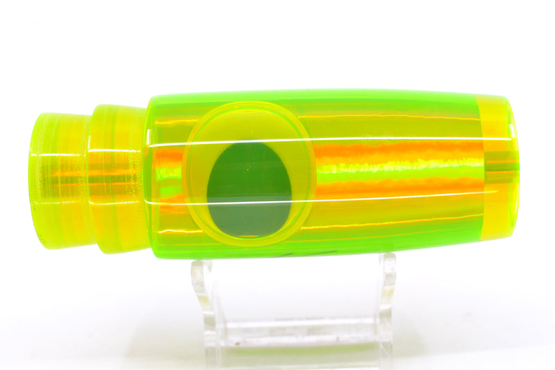 Koya Lures Lime Green Rainbow Doll Eyes Hard Head 12" 5.2oz
