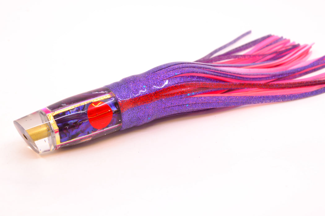 Tanigawa Lures Purple Abalone Red Eyes Small Slant 7" 4oz Skirted Purple/Pink GZE