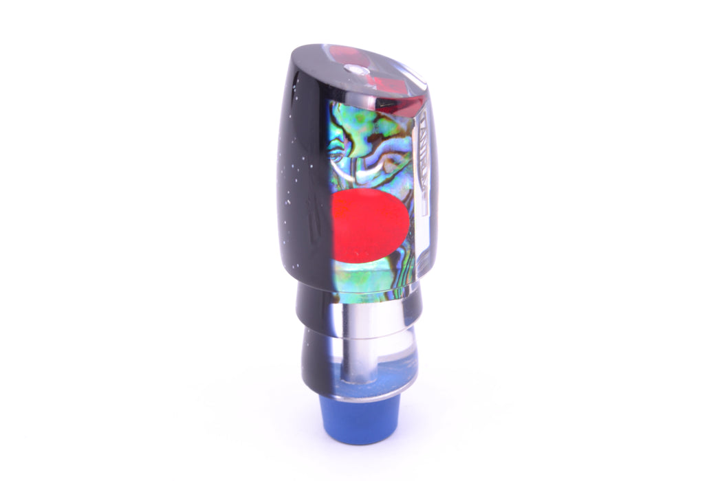 TANTRUM Lures Paua Shell Black Back Red Eyes Small Bandit 7" 1.5oz