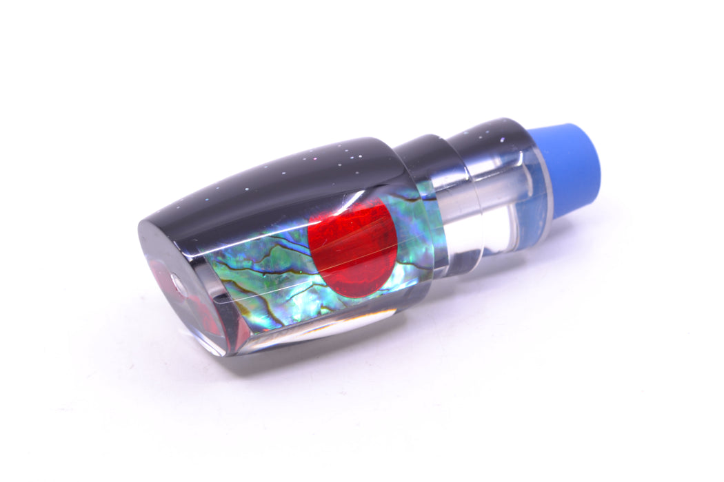TANTRUM Lures Paua Shell Black Back Red Eyes Small Bandit 7" 1.5oz