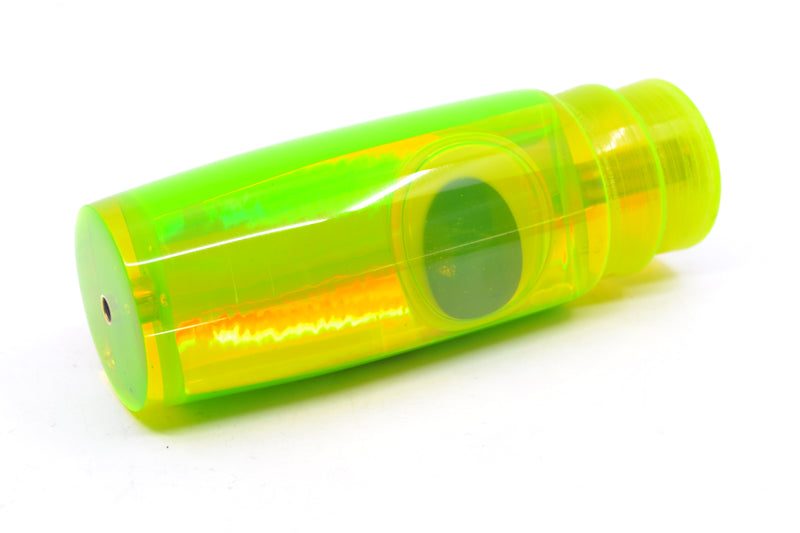 Koya Lures Lime Green Rainbow Doll Eyes Hard Head 12" 5.2oz