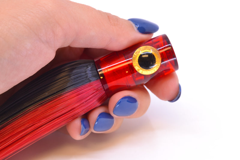 Iland Lures Black-Red Hair Red Head Sailure 5.5" 0.5oz SA303-RD/BK