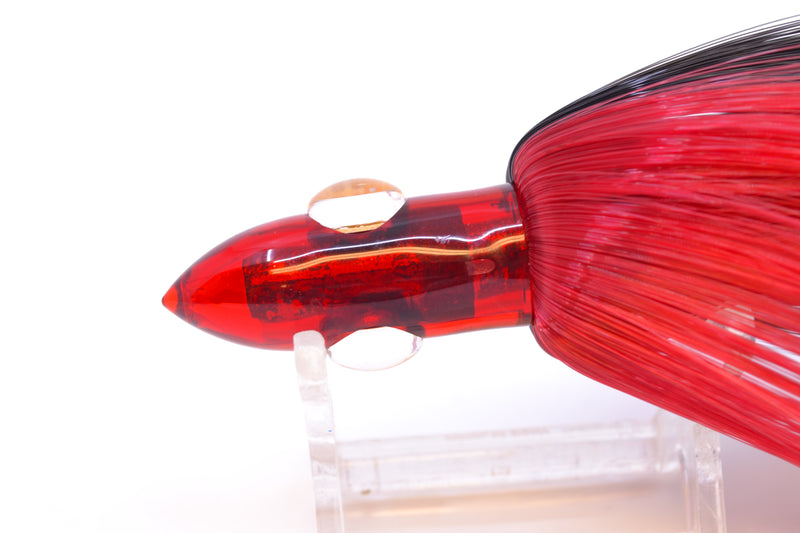 Iland Lures Black-Red Hair Red Head Jr. Ilander 6.75" 1.75oz JR453-BK/RD