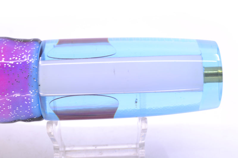 Koya Lures Ice Blue Rainbow Scale Red Eyes Hard Head 12" 9oz Skirted Gay Bob