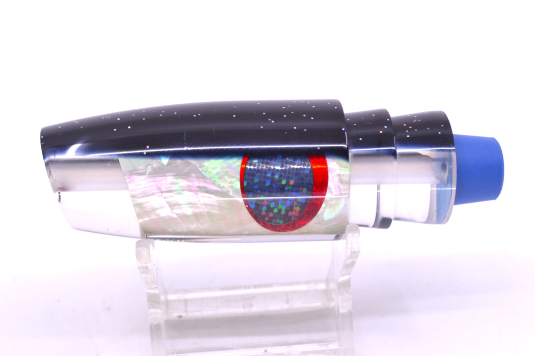 TANTRUM Lures White MOP Black Back Medium Plunger 9" 2.8oz