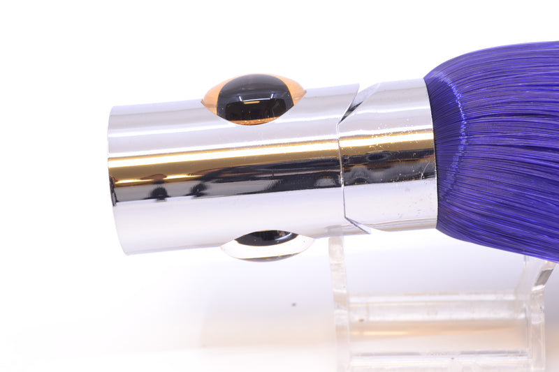 Iland Lures Black-Purple Hair Chrome Head Sea Searcher 10.5" 3oz SR900-BK/PL