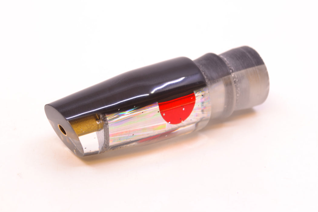 Tanigawa Lures Silver Rainbow Starburst Black Back Red Eyes Small Slant 7" 3oz GZE
