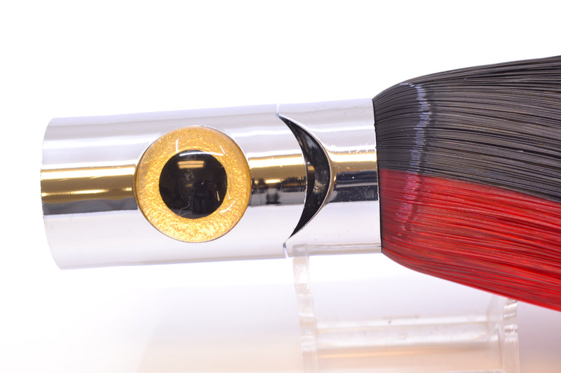 Iland Lures Black-Red Hair Chrome Head Sea Searcher 10.5" 3oz SR900-RD/BK
