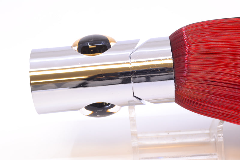 Iland Lures Black-Red Hair Chrome Head Sea Searcher 10.5" 3oz SR900-RD/BK