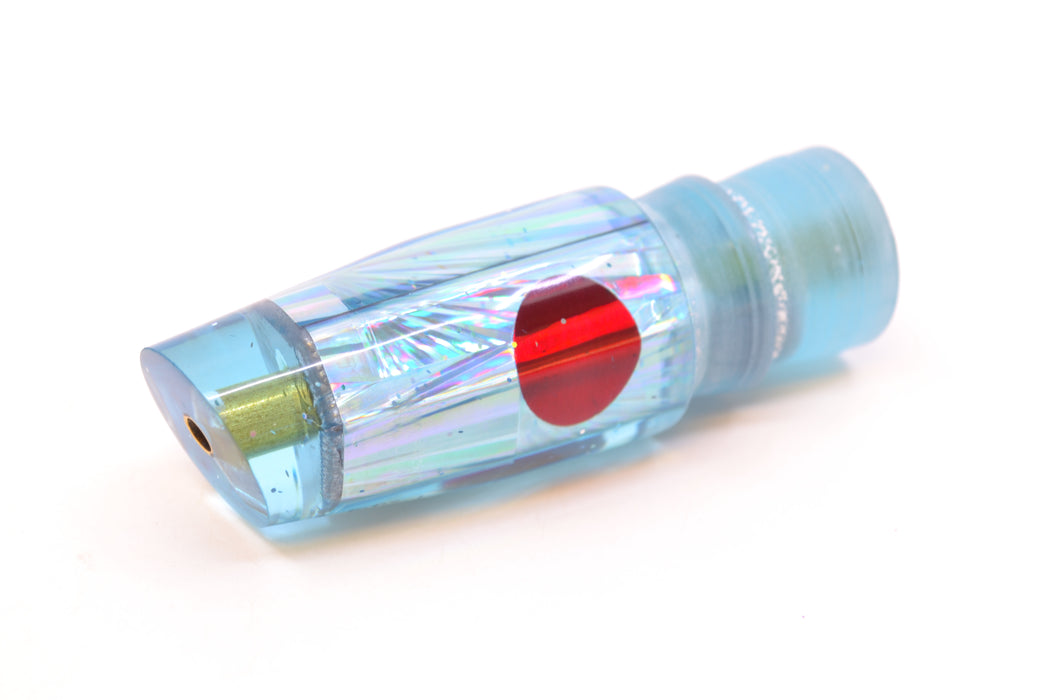 Tanigawa Lures Ice Blue Rainbow Starburst Red Eyes Small Slant 7" 3oz GZE