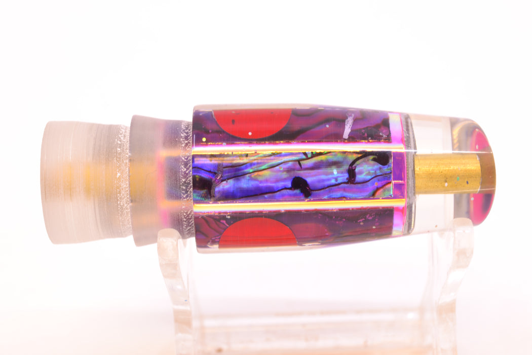 Tanigawa Lures Pink Rainbow Purple Abalone Red Eyes Small Slant 7" 3oz GZE