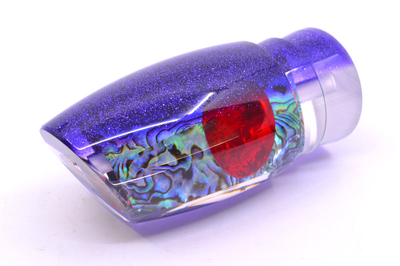 TANTRUM Lures Paua Shell Purple Back Red Eyes Kona Cut XL Bandit 14" 9.7oz