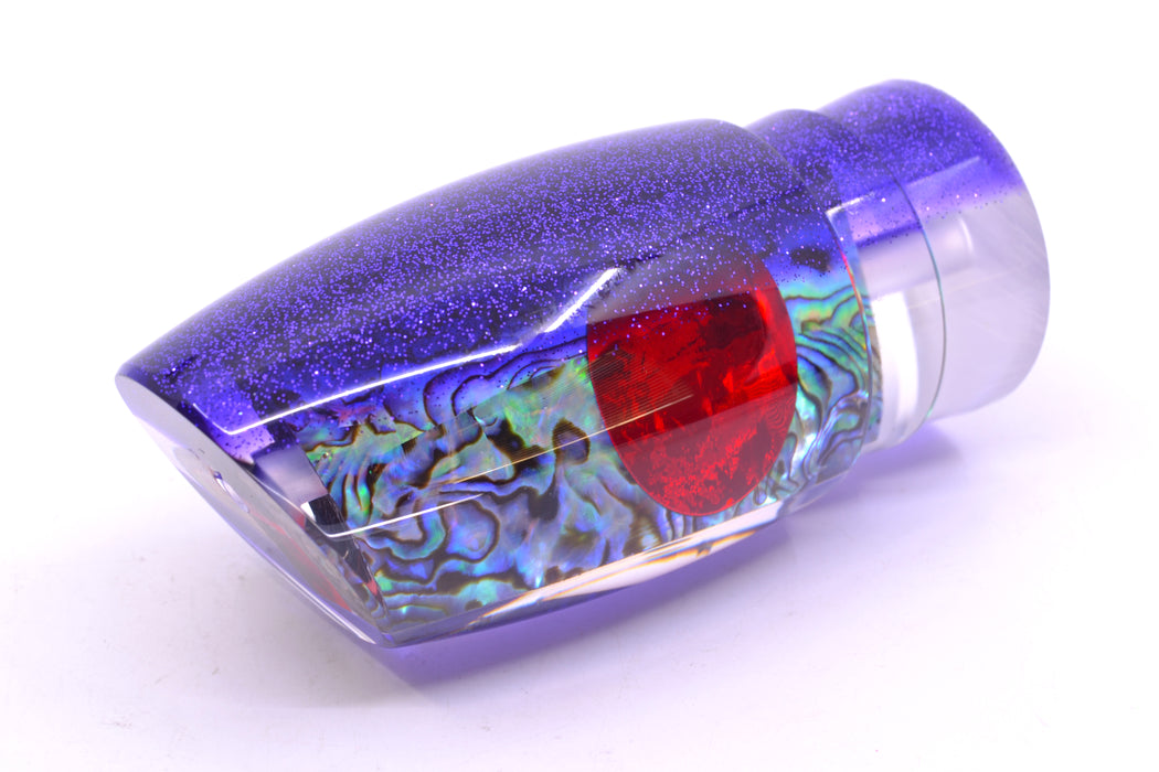 TANTRUM Lures Paua Shell Purple Back Red Eyes Kona Cut XL Bandit 14" 9.7oz