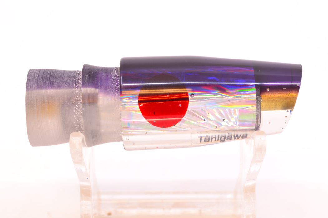 Tanigawa Lures Silver Rainbow Starburst Purple Back Red Eyes Small Slant 7" 3oz GZE