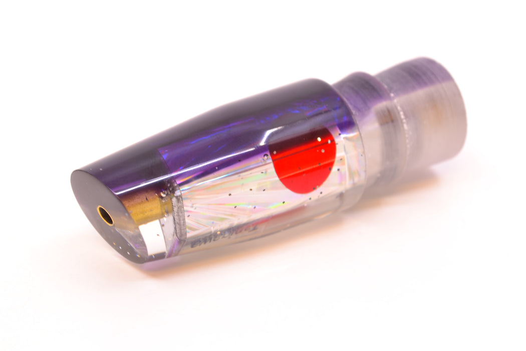 Tanigawa Lures Silver Rainbow Starburst Purple Back Red Eyes Small Slant 7" 3oz GZE