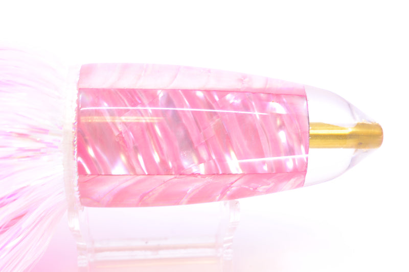 Koya Lures Pink Ripple Shell AK Bullet 12" 14.5oz EZ Flash White/Pink