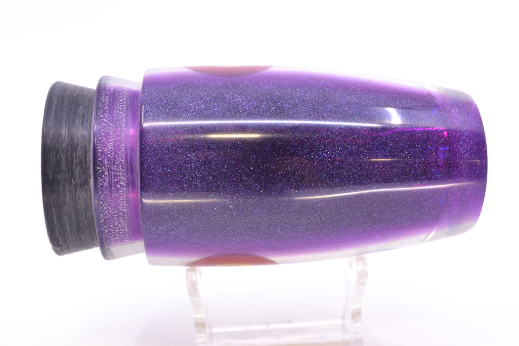 Jackpot Lures Silver Rainbow Swirl Purple Back Cameltoe 14" 7.4oz