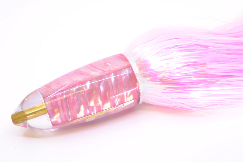 Koya Lures Pink Ripple Shell AK Bullet 12" 14.5oz EZ Flash White/Pink