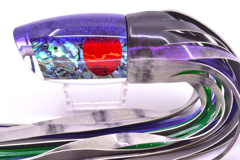 TANTRUM Lures Paua Shell Purple Back Kona Cut XL Bandit 14" 14.5oz FT Vinyl Purple Drip
