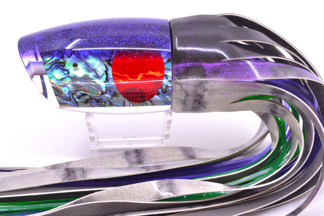 TANTRUM Lures Paua Shell Purple Back Kona Cut XL Bandit 14" 14.5oz FT Vinyl Purple Drip