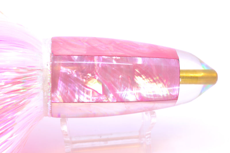 Koya Lures Pink MOP AK Bullet 12" 14.5oz EZ Flash White/Pink