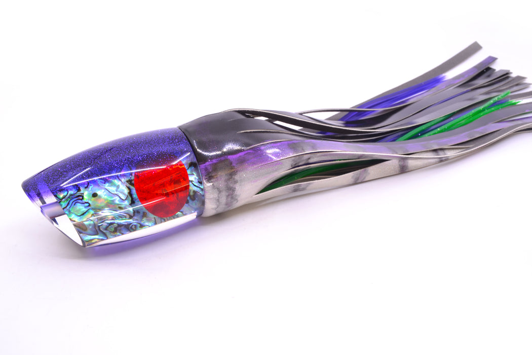 TANTRUM Lures Paua Shell Purple Back Kona Cut XL Bandit 14" 14.5oz FT Vinyl Purple Drip
