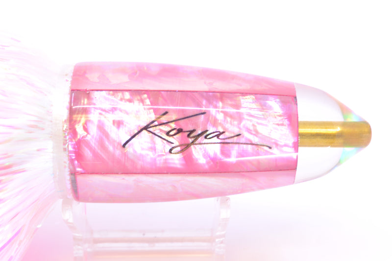 Koya Lures Pink MOP AK Bullet 12" 14.5oz EZ Flash White/Pink