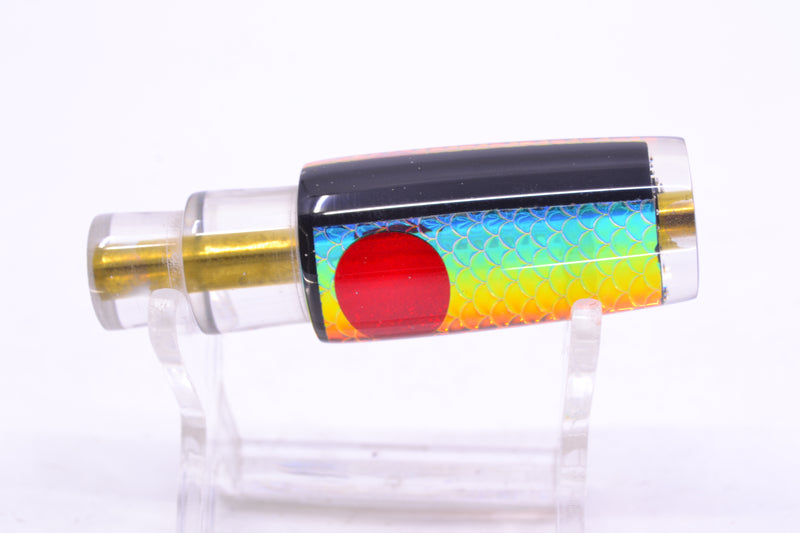 Koya Lures Rainbow Scale Black Pearl Red Eyes Hard Head 5.5" 1oz