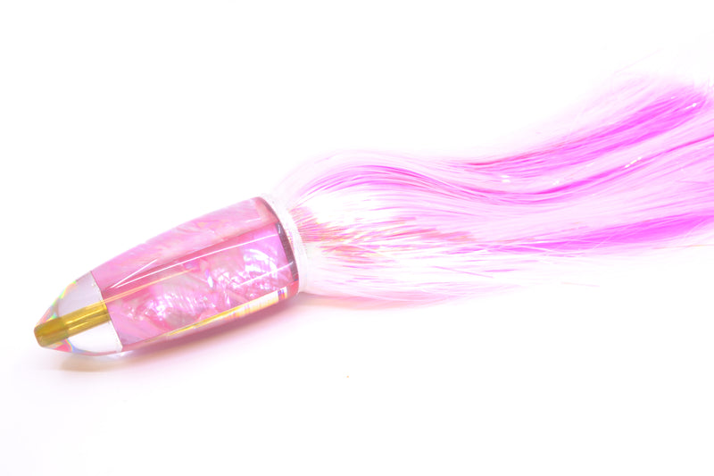 Koya Lures Pink MOP AK Bullet 12" 14.5oz EZ Flash White/Pink