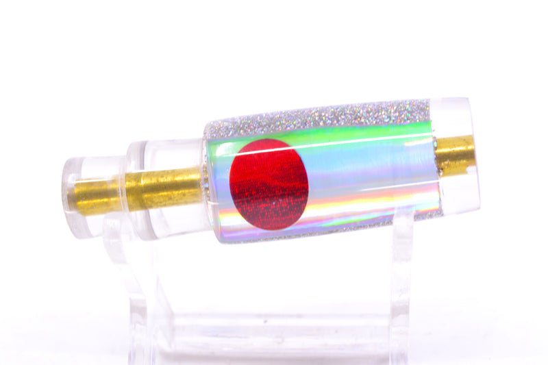 Koya Lures Silver Rainbow Silver Pearl Red Eyes Hard Head 5.5" 1oz