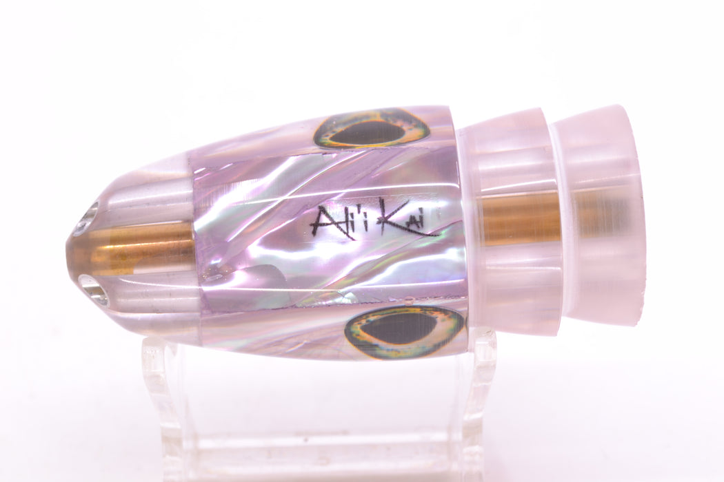 Ali'i Kai Lures Pale Gray Ripple Shell Taxi Eyes UFO Jet 9"+ 4.7oz