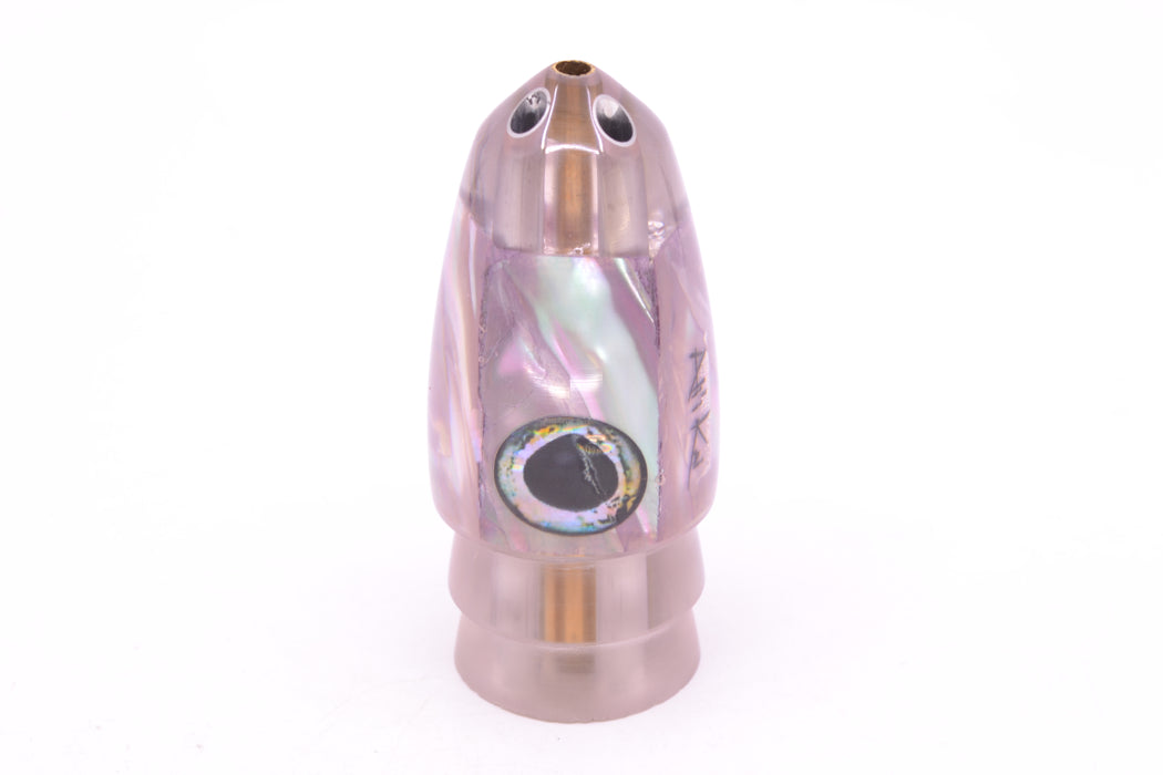 Ali'i Kai Lures Pale Gray Ripple Shell Taxi Eyes UFO Jet 9"+ 4.7oz