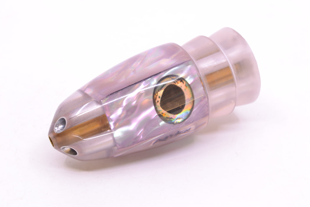 Ali'i Kai Lures Pale Gray Ripple Shell Taxi Eyes UFO Jet 9"+ 4.7oz