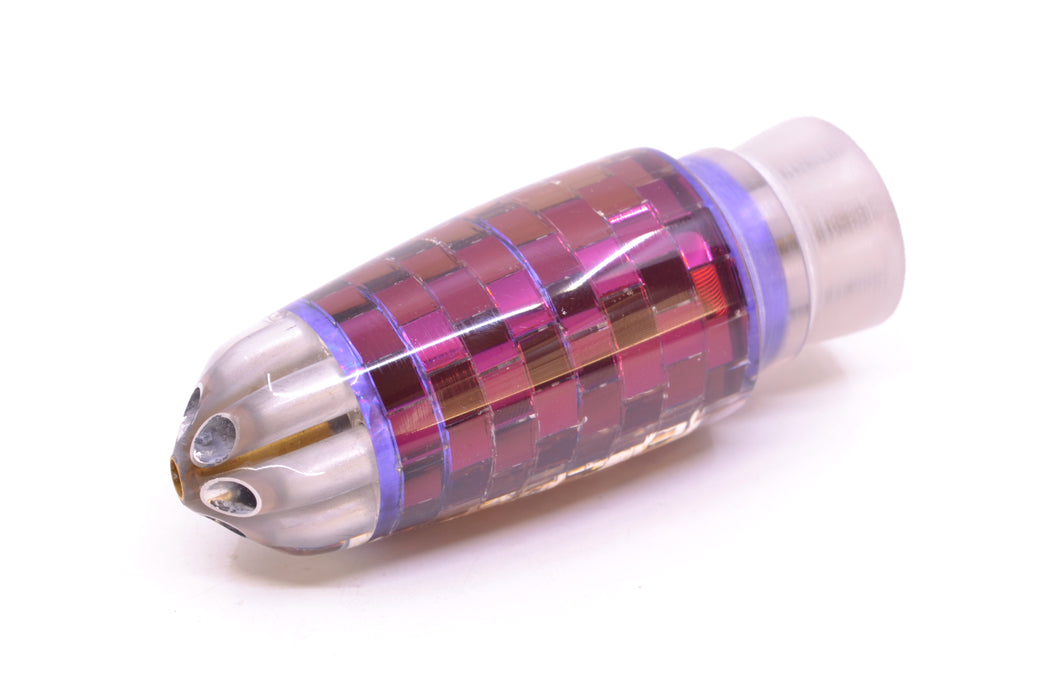 Ali'i Kai Lures Purple Mirrored Disco Ball Six Shooter 9" 4.4oz