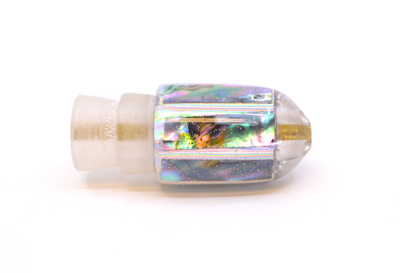 Marlin Magic Blue-Purple Abalone 4-Hole Jetted Ahi P Bullet 7" 2.5oz