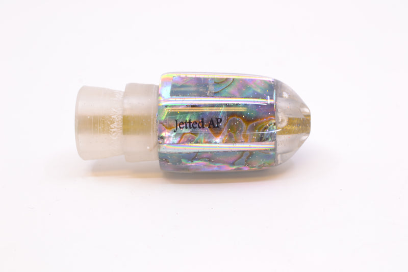 Marlin Magic Blue-Purple Abalone 4-Hole Jetted Ahi P Bullet 7" 2.5oz