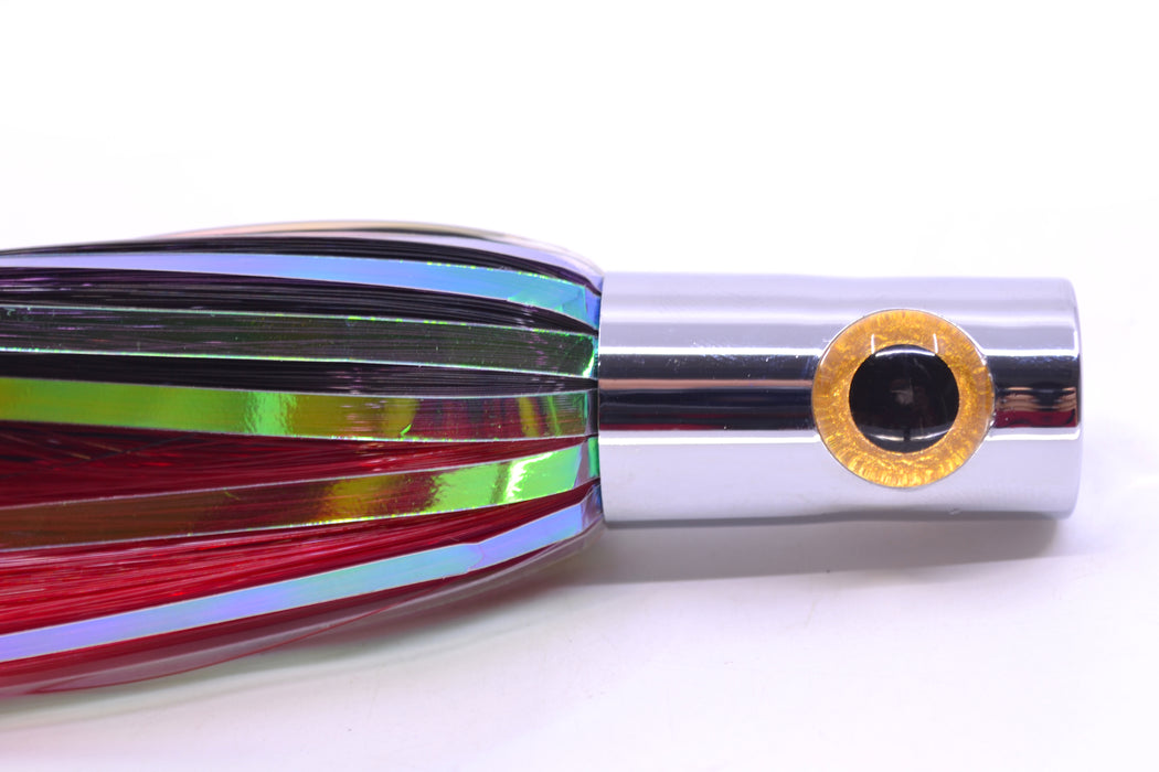 Iland Lures Black-Red Flash Hair Chrome Head Sailure 5.5" 0.5oz SA300F-BK/RD GZE