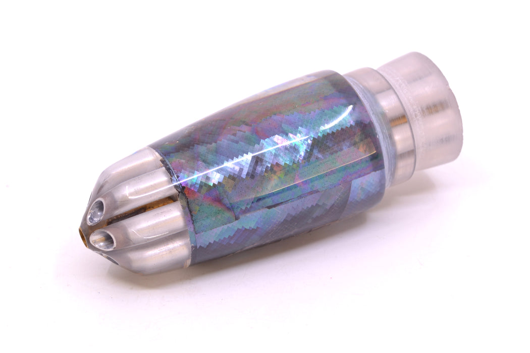 Ali'i Kai Lures Blue-Purple Abalone Shell Six Shooter 9" 4.4oz