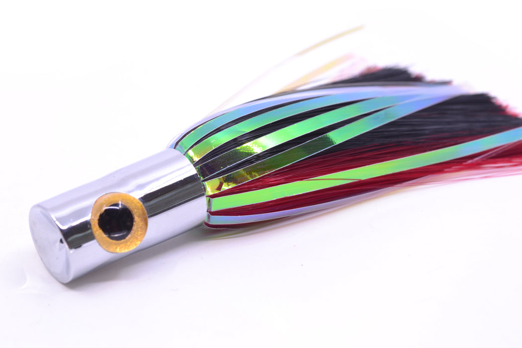 Iland Lures Black-Red Flash Hair Chrome Head Sailure 5.5" 0.5oz SA300F-BK/RD GZE